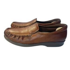 SAS Women's Size 10 N Twin Brandy Brown Slip On Loafer Shoes